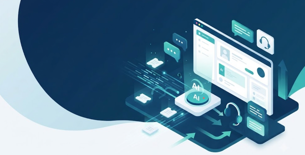 AI routing customer support requests to human agents