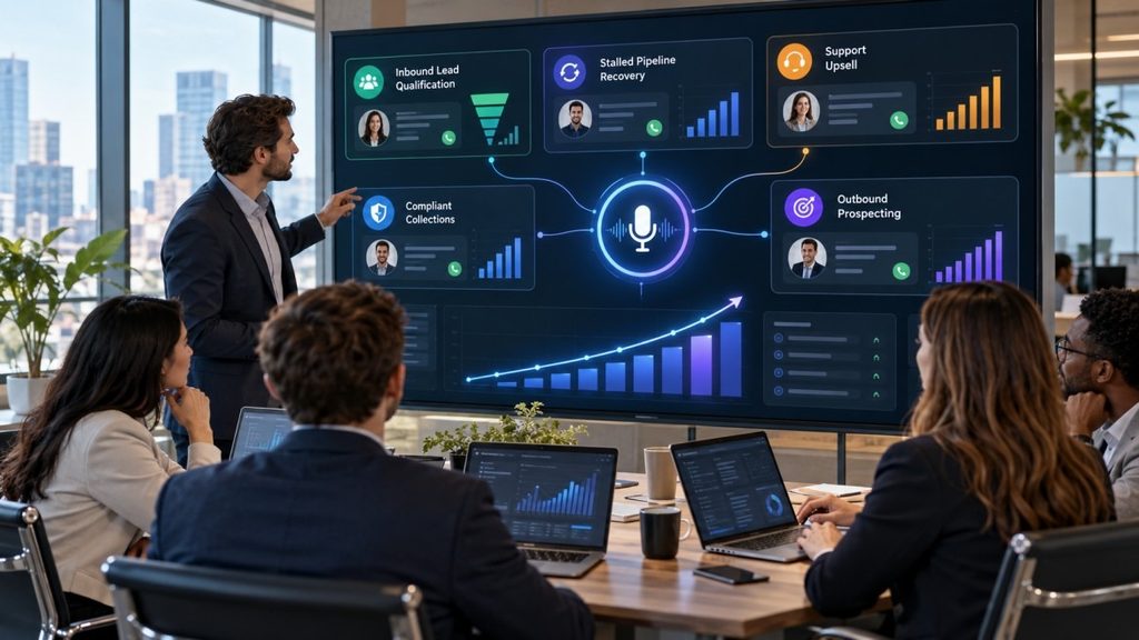 Conversational AI revenue growth dashboard