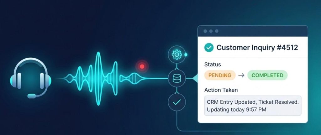 Customer enquiring with conversational AI agent